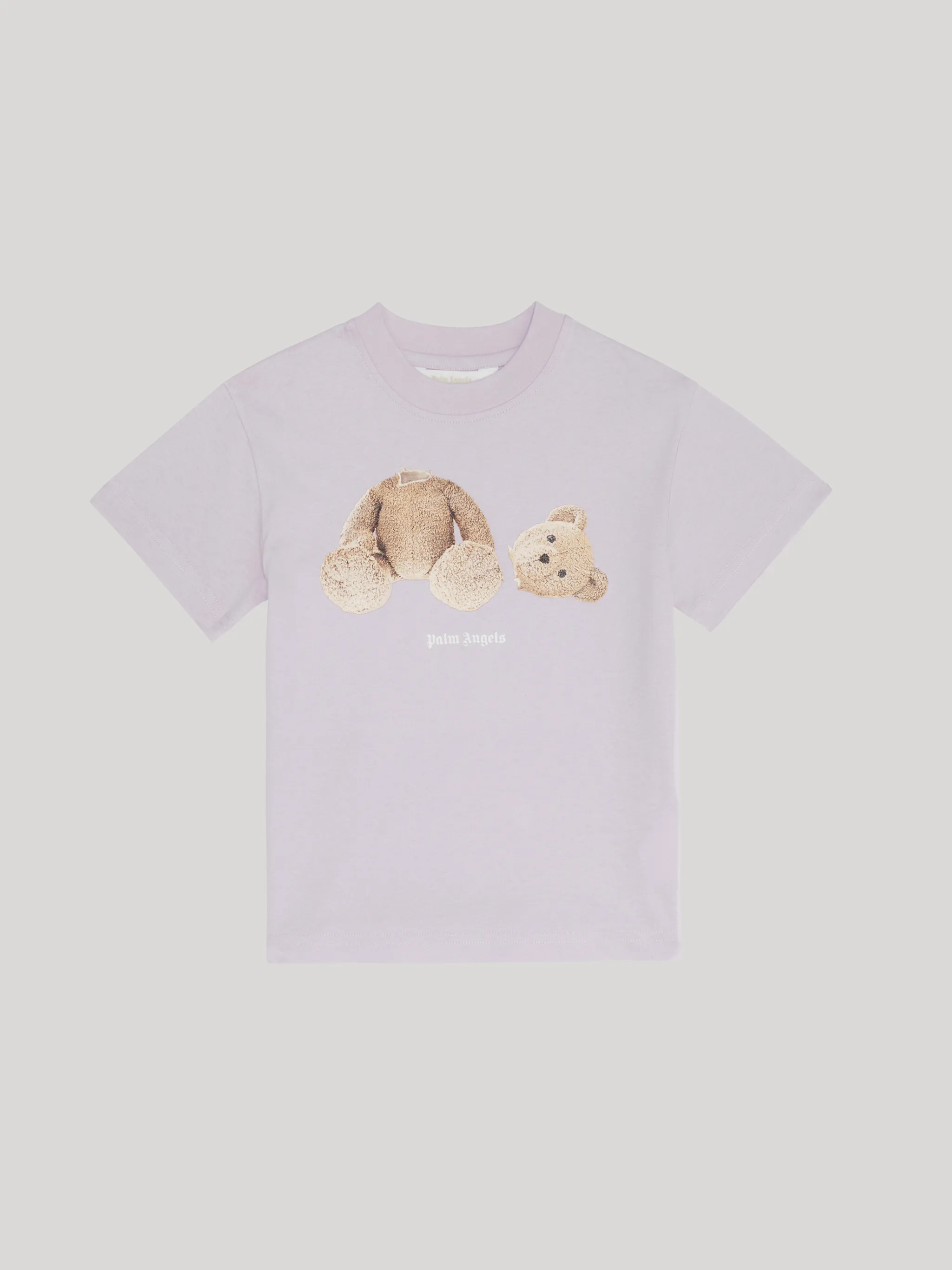 PALM ANGELS BEAR TEE LILAC BROWN - Palm 