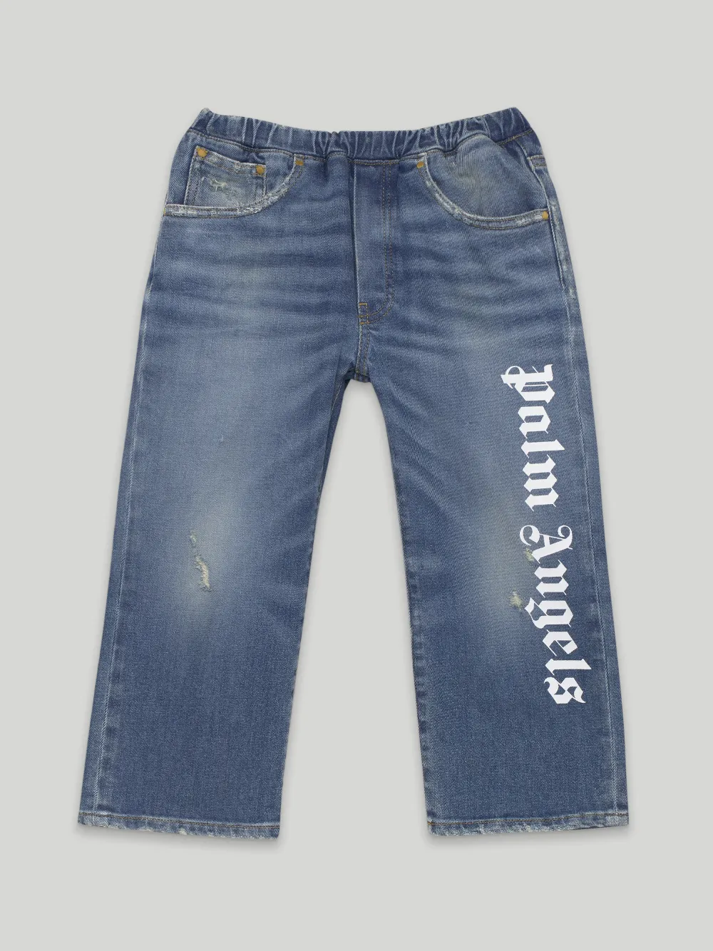 PANTALONI DENIM CON LOGO - Sito ufficiale di Palm Angels®