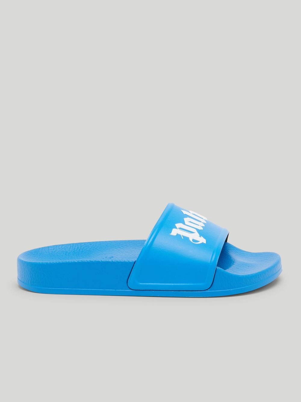 POOL SLIDERS in blue Palm Angels Official