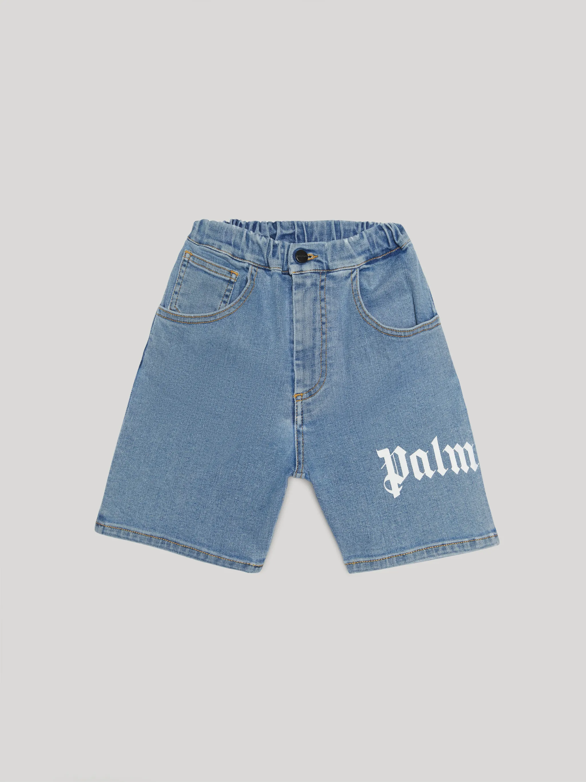 SHORTS DENIM CON LOGO - Sito ufficiale di Palm Angels®