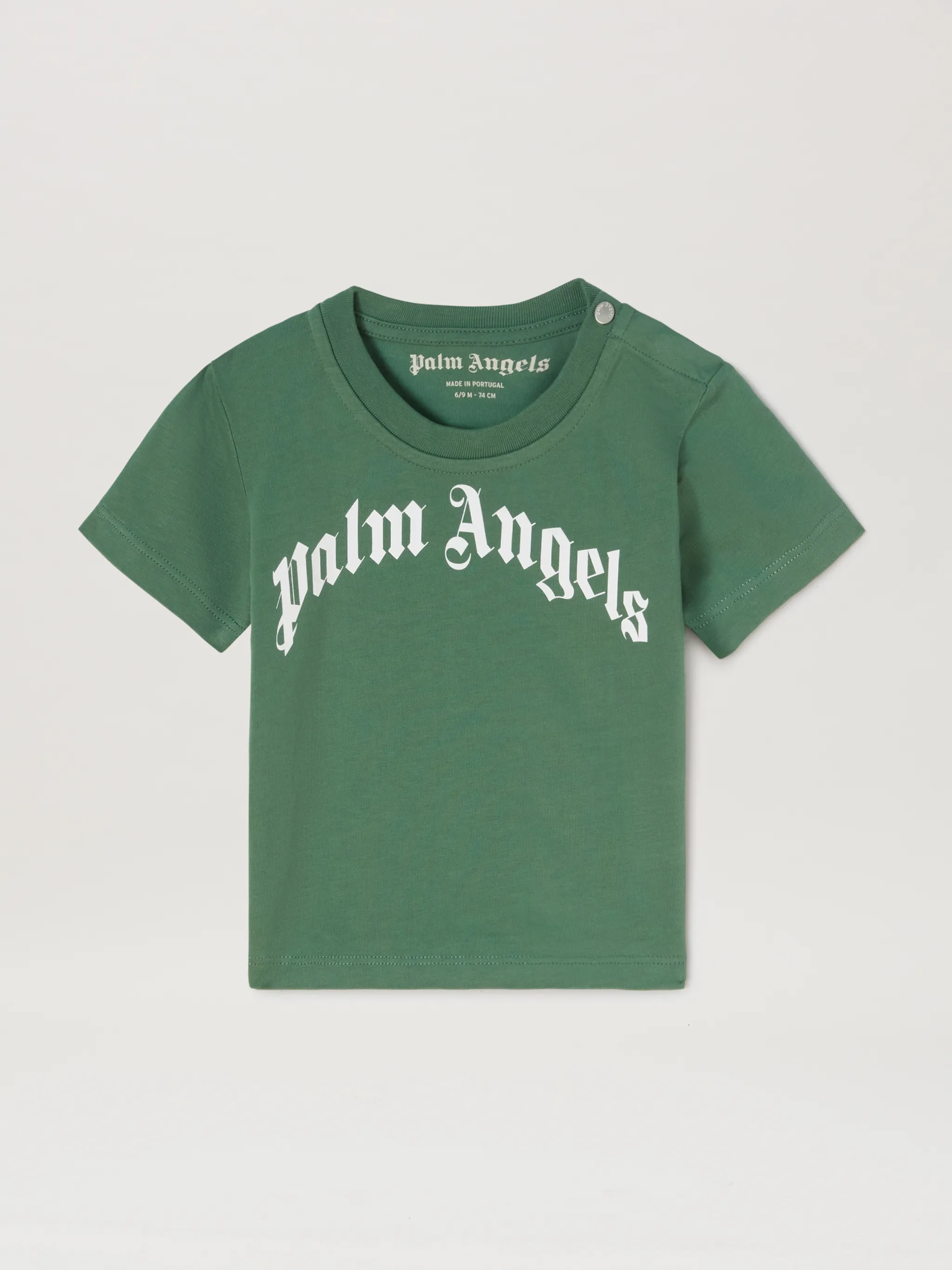 T-Shirt Con Logo Curvo