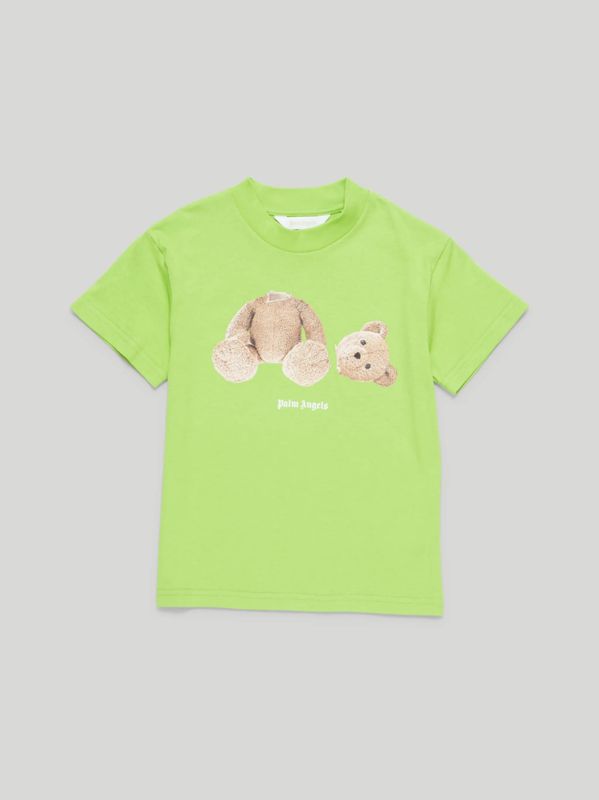 palm angels green teddy bear t shirt