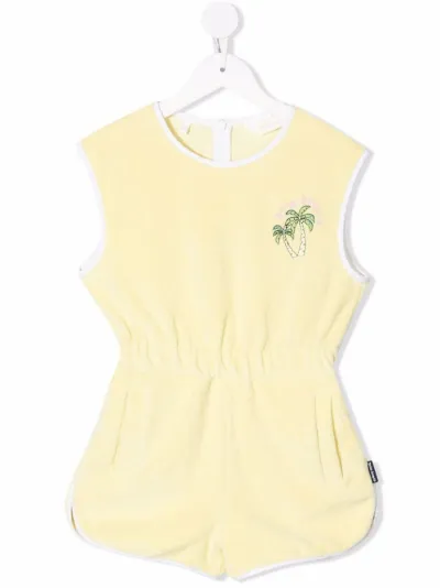 Tuta corta con ricamo | Palm Angels Kids | Eraldo.com