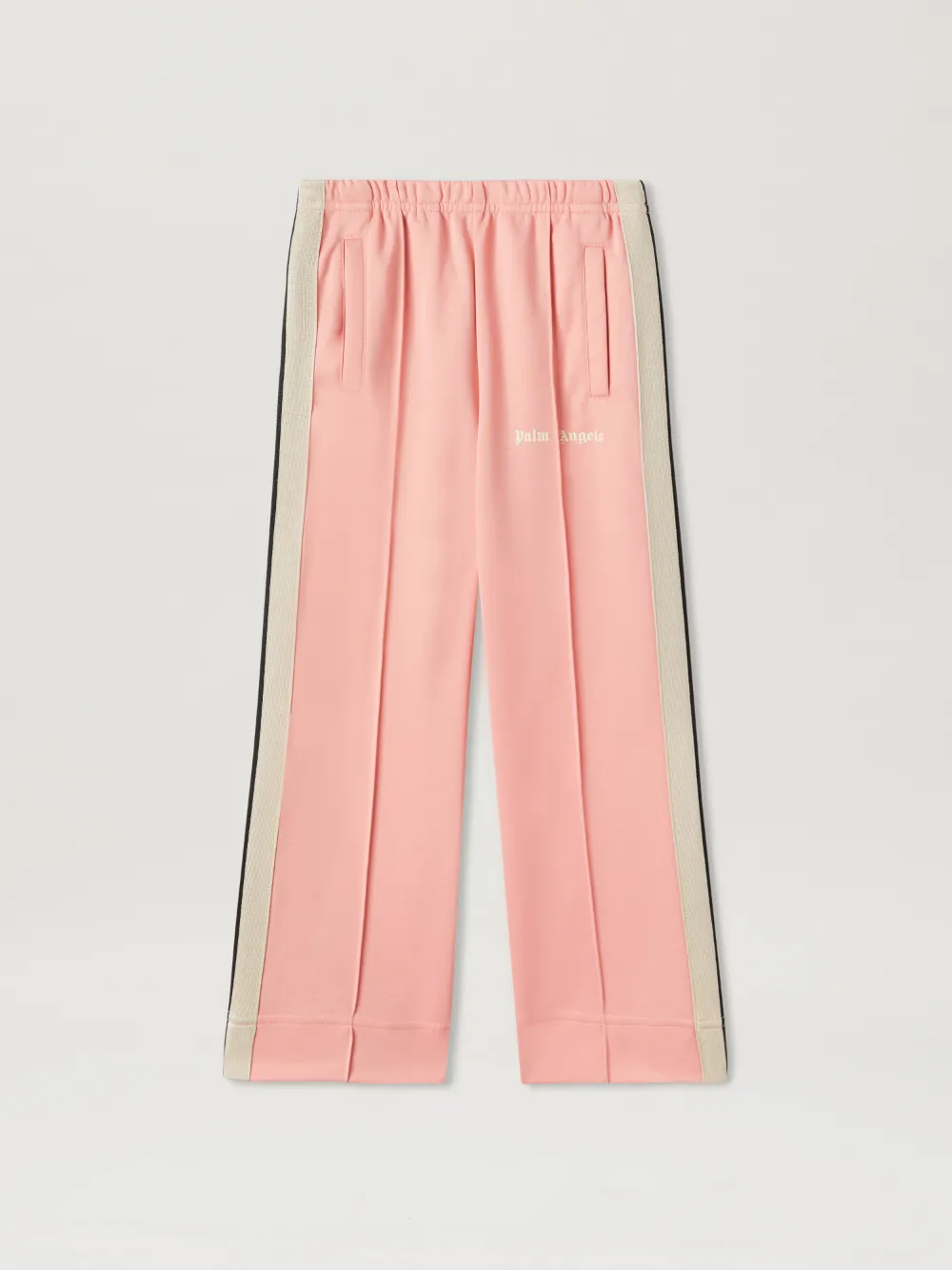 Wide Leg Track Pants in pink - Palm Angels® Official