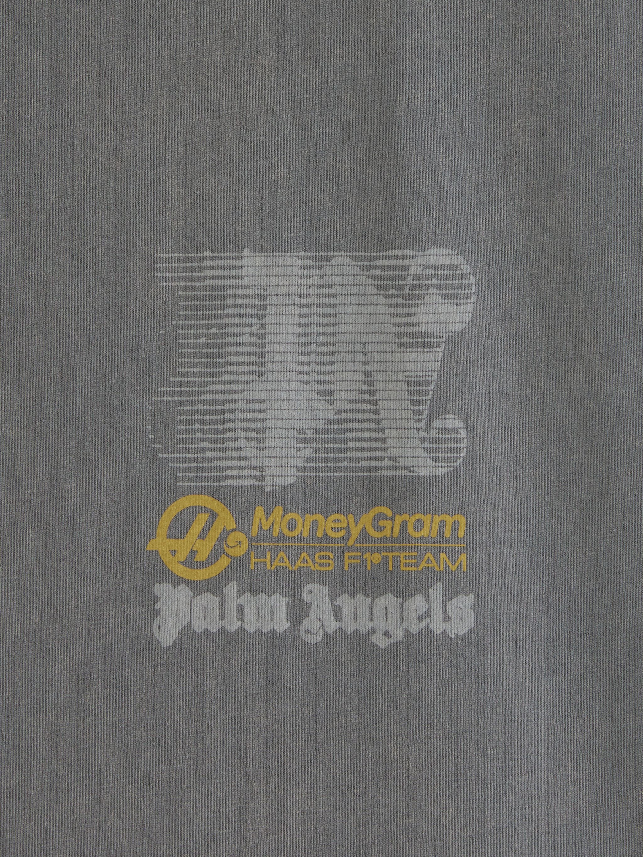 LAS VEGAS TSHIRT MONEYGRAM HAAS F1 TEAM in green Palm Angels® Official