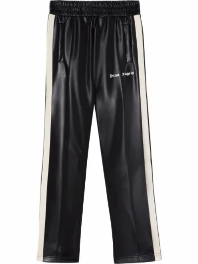 leather track pants | Palm Angels 