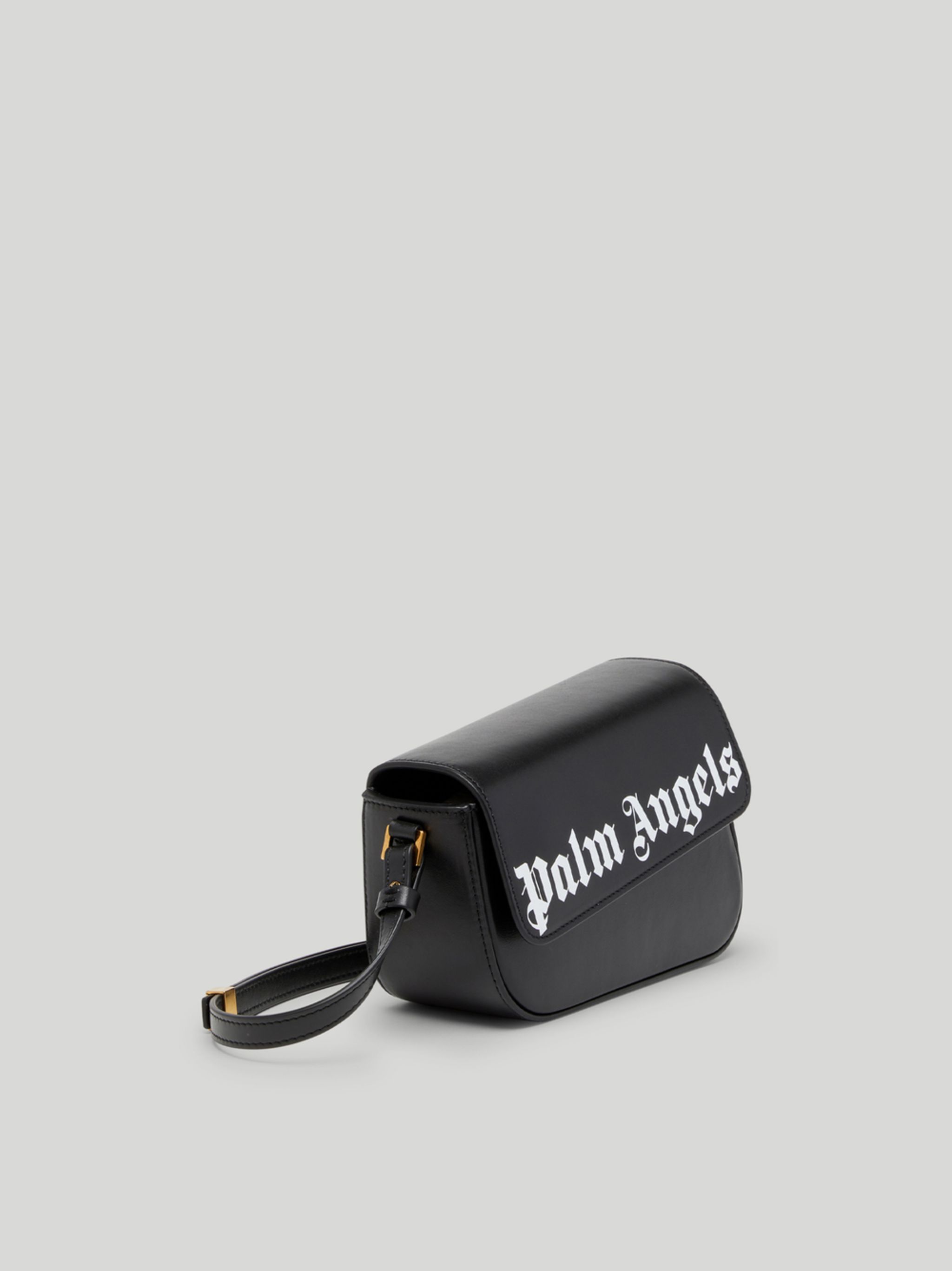 LOGO CRASH BAG in black - Palm Angels® Official