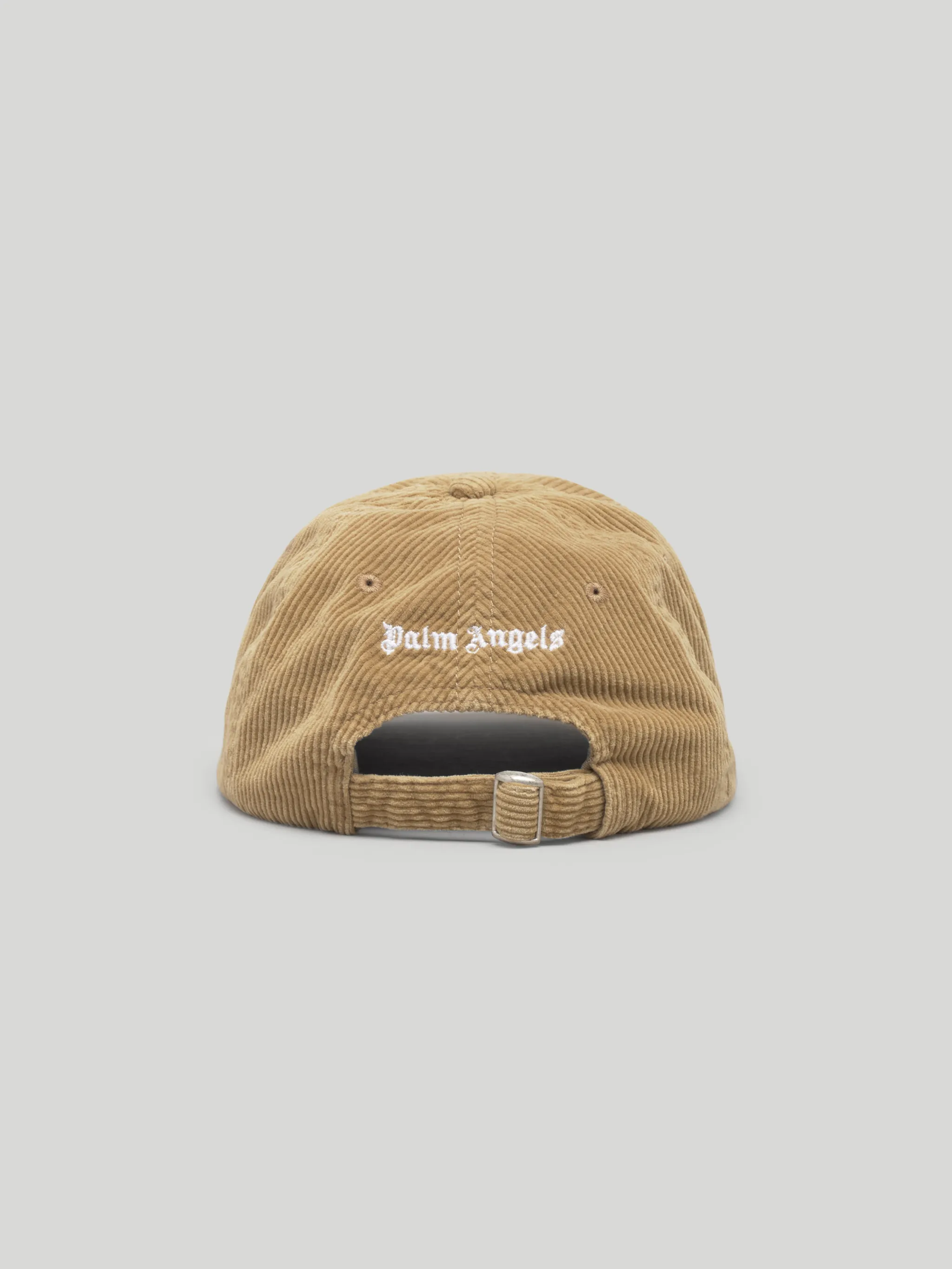 logo-embellished corduroy cap - Palm 