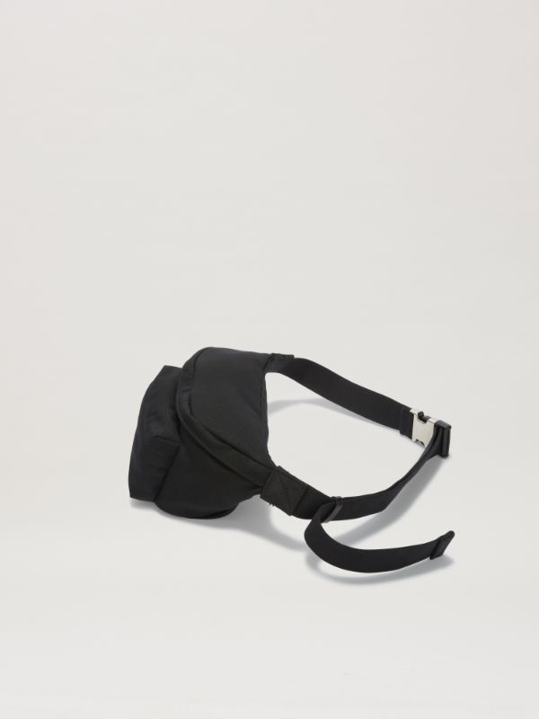 Logo Fanny Pack in black - Palm Angels® Official