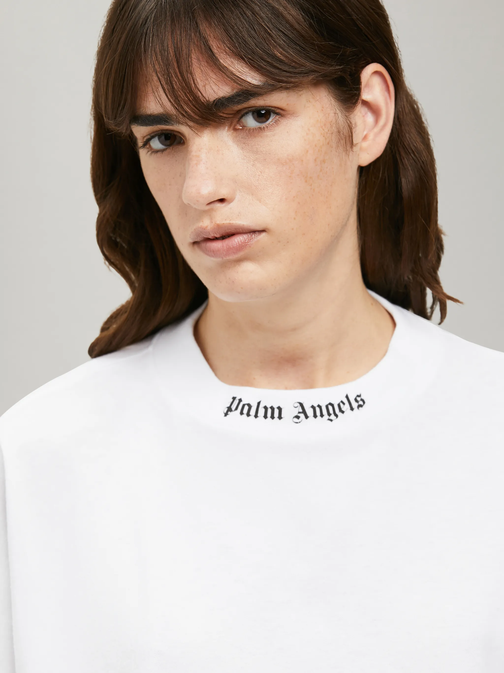LOGO OVER T-SHIRT - Palm Angels® Official