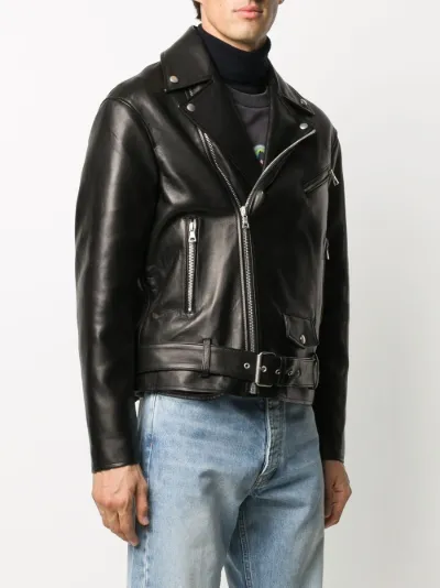 palm angels leather jacket