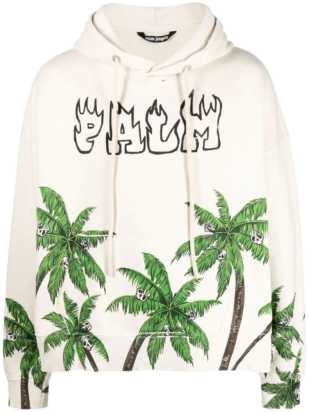 Palm angels hoodie palm tree sale