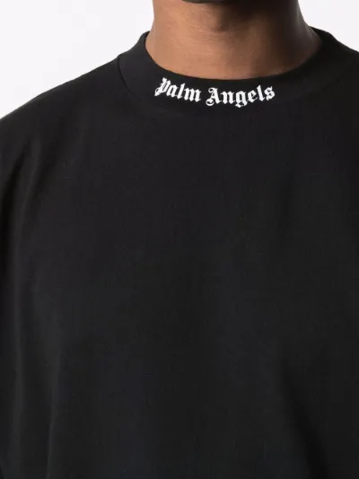 Palm Angels Logo Collar Back Black 