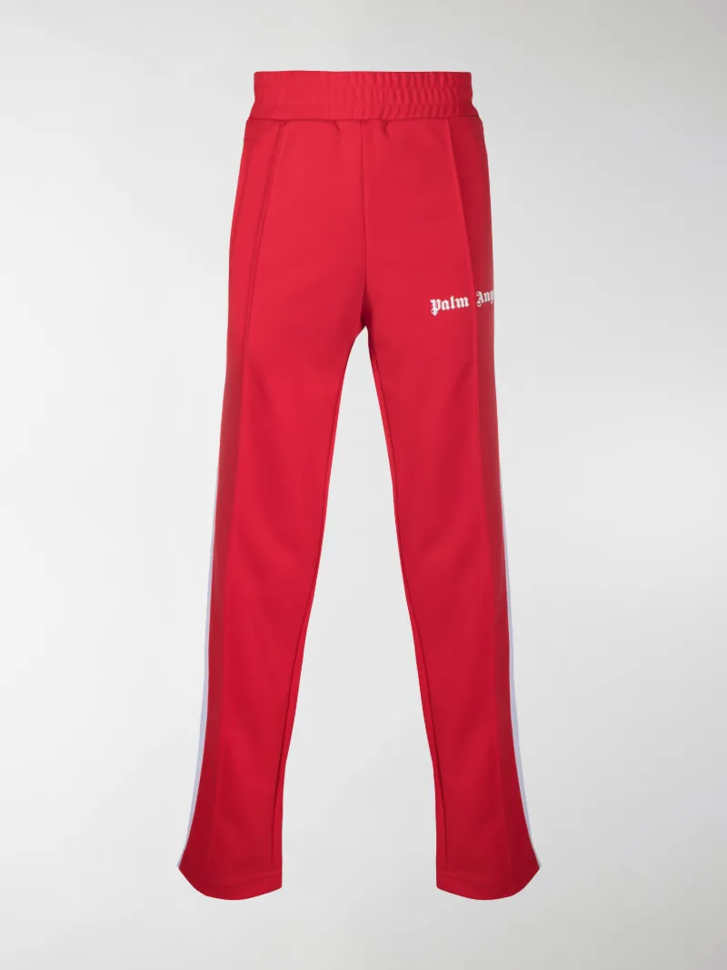 palm angels red track pants