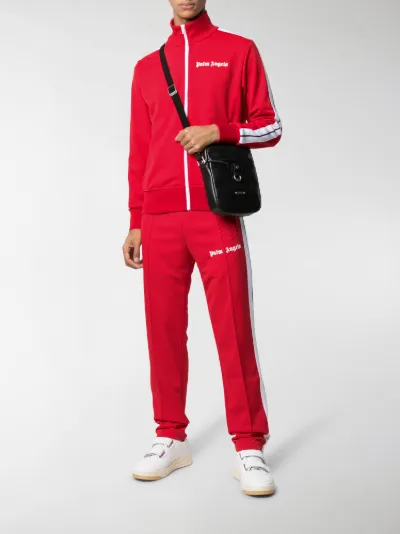 palm angels red track jacket