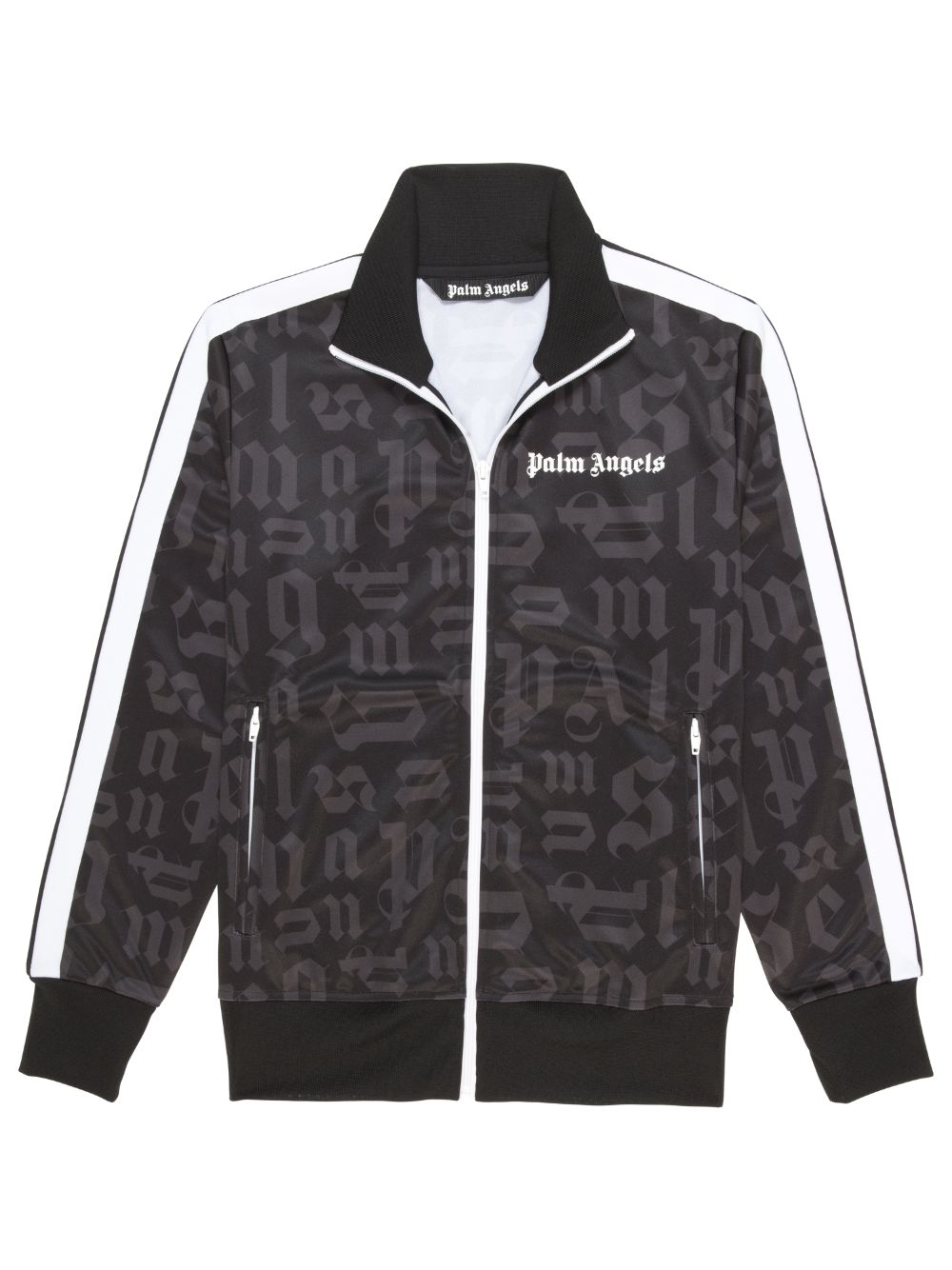 CAMO TRACK JACKET in black - Palm Angels® Official