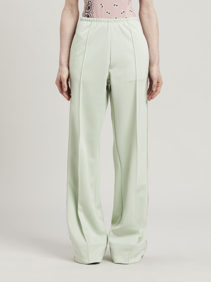 Logo Track Loose Pants in green - Palm Angels® Official