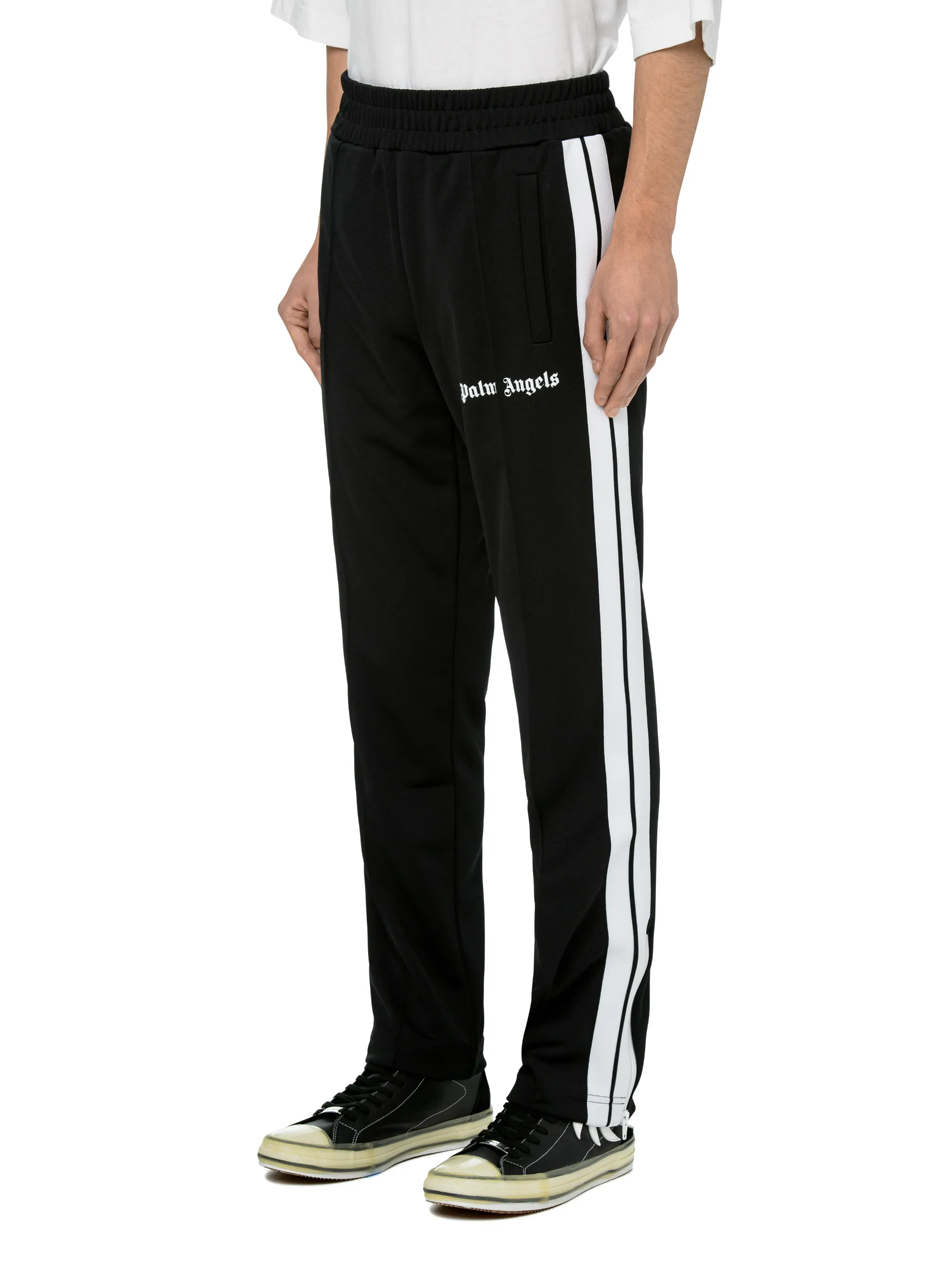 palm angels black classic track pants