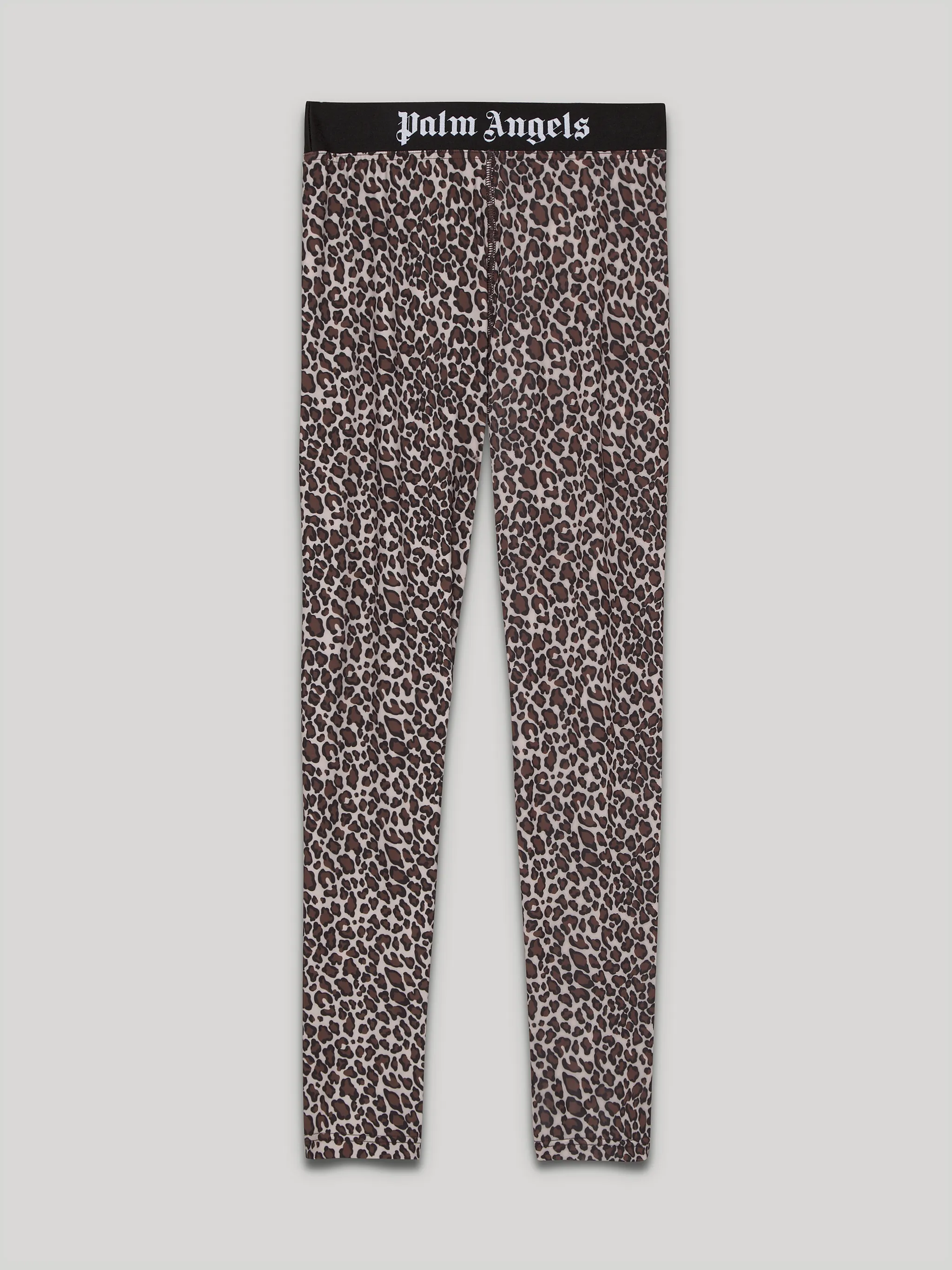 logo-waistband leopard-print leggings 