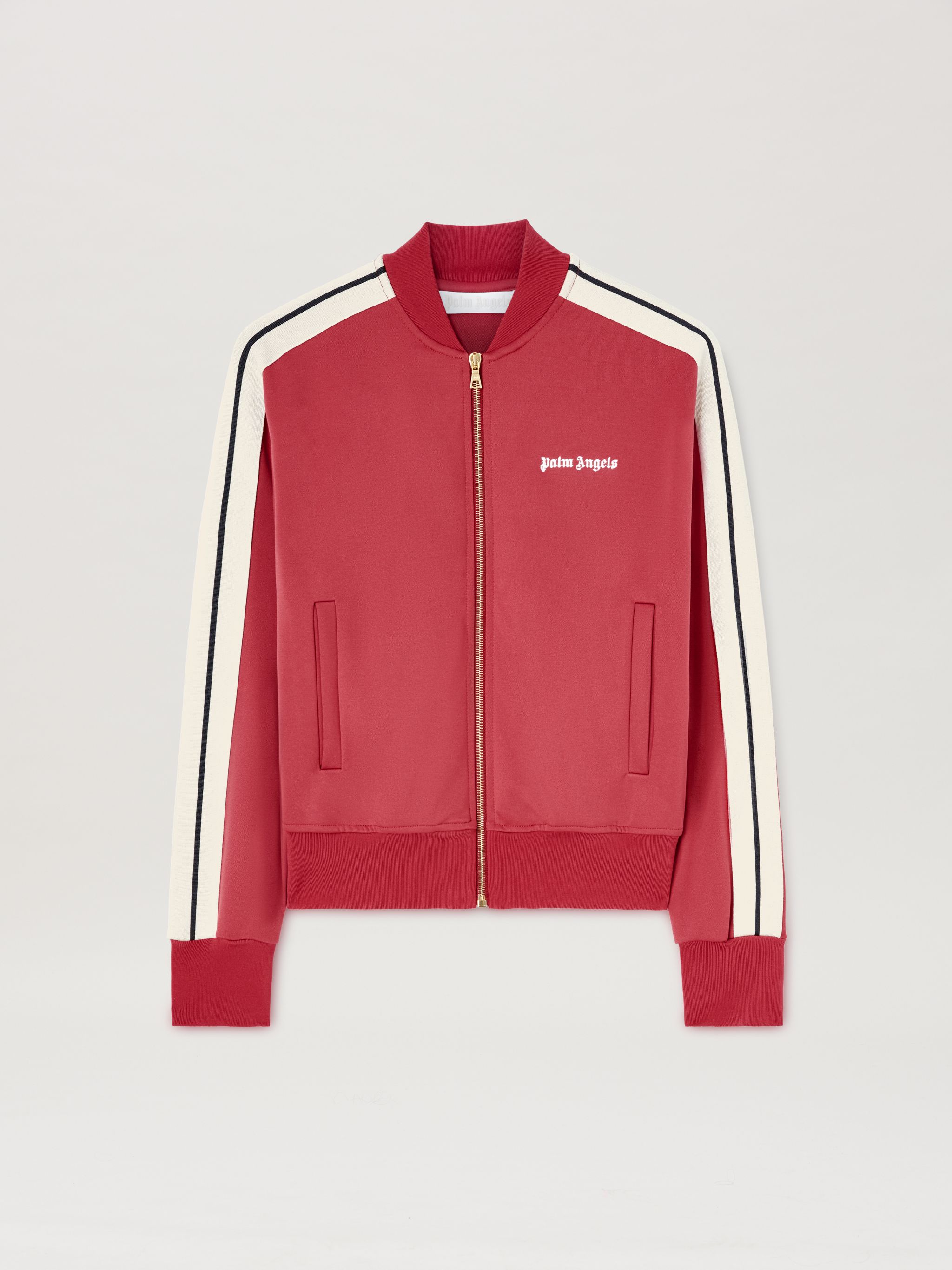 Classic Logo Track Bomber Jacket in red Palm Angels Official