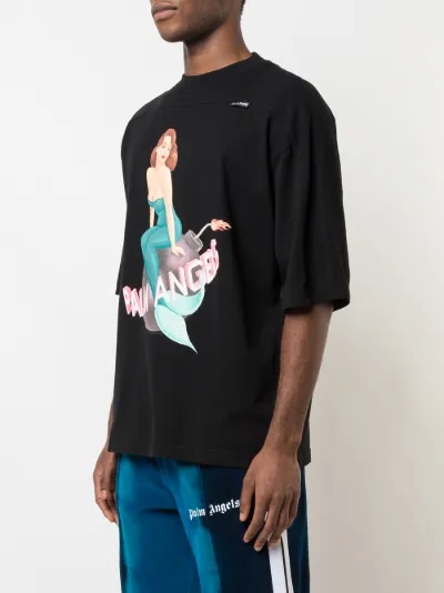 palm angels mermaid t shirt