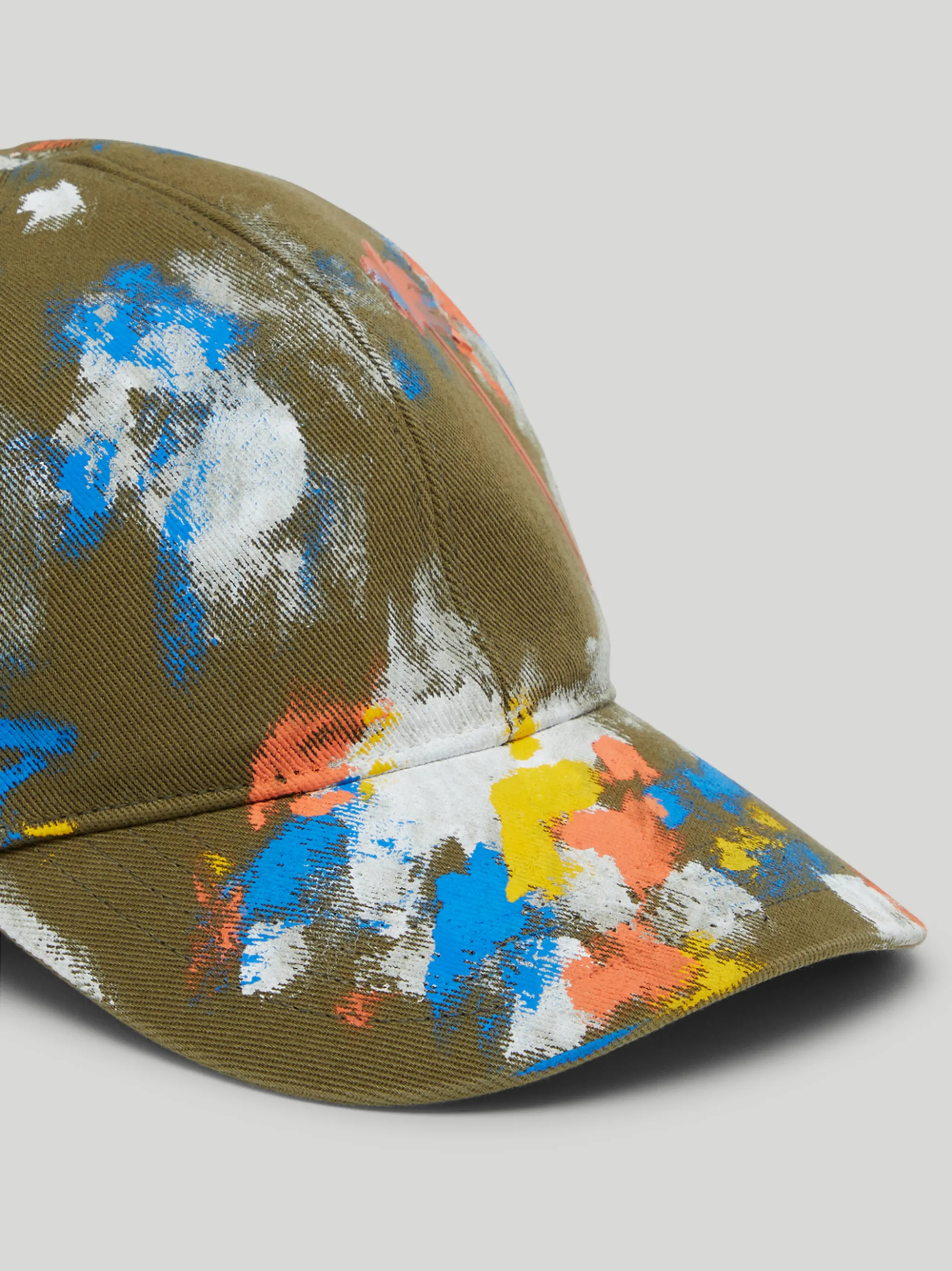 MILITARY GREEN PXP PAINTED CAP in green Palm Angels® Official