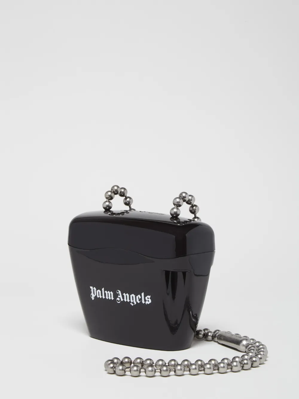 palm angels black padlock bag