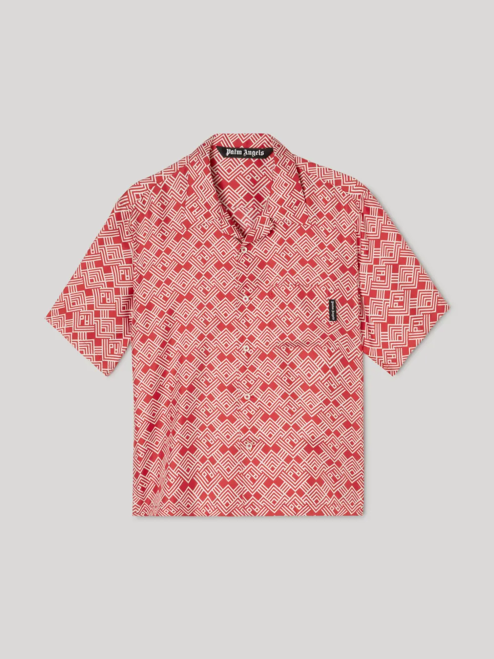 MONOGRAM BOWLING SHIRT - Palm Angels 