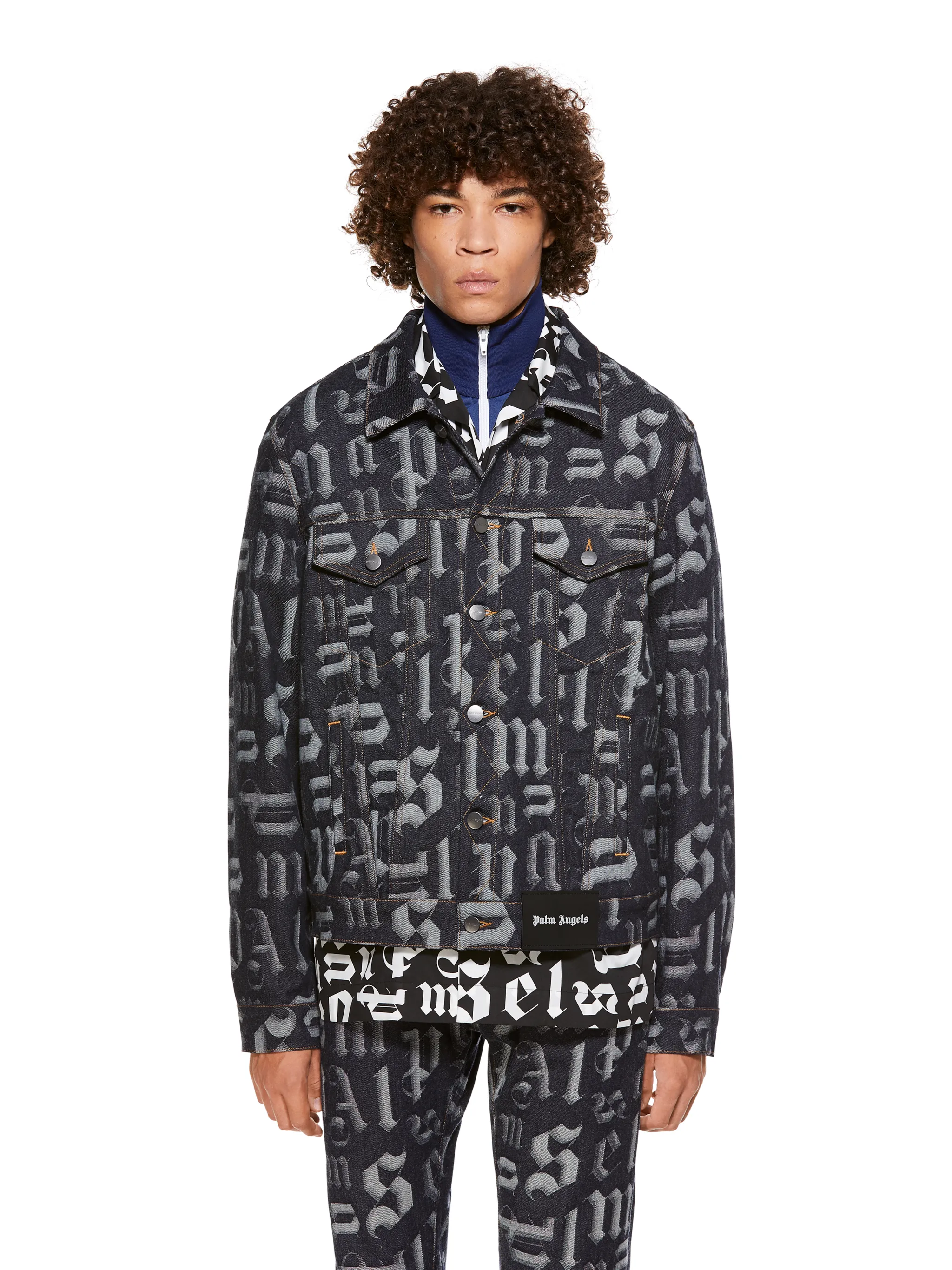 palm angels monogram jacket
