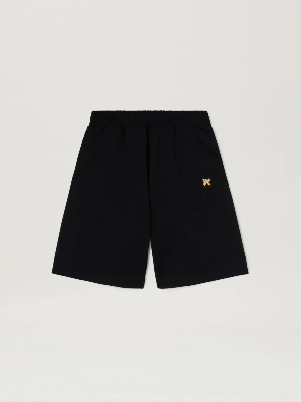 Logo Cropped Polo in black - Palm Angels® Official