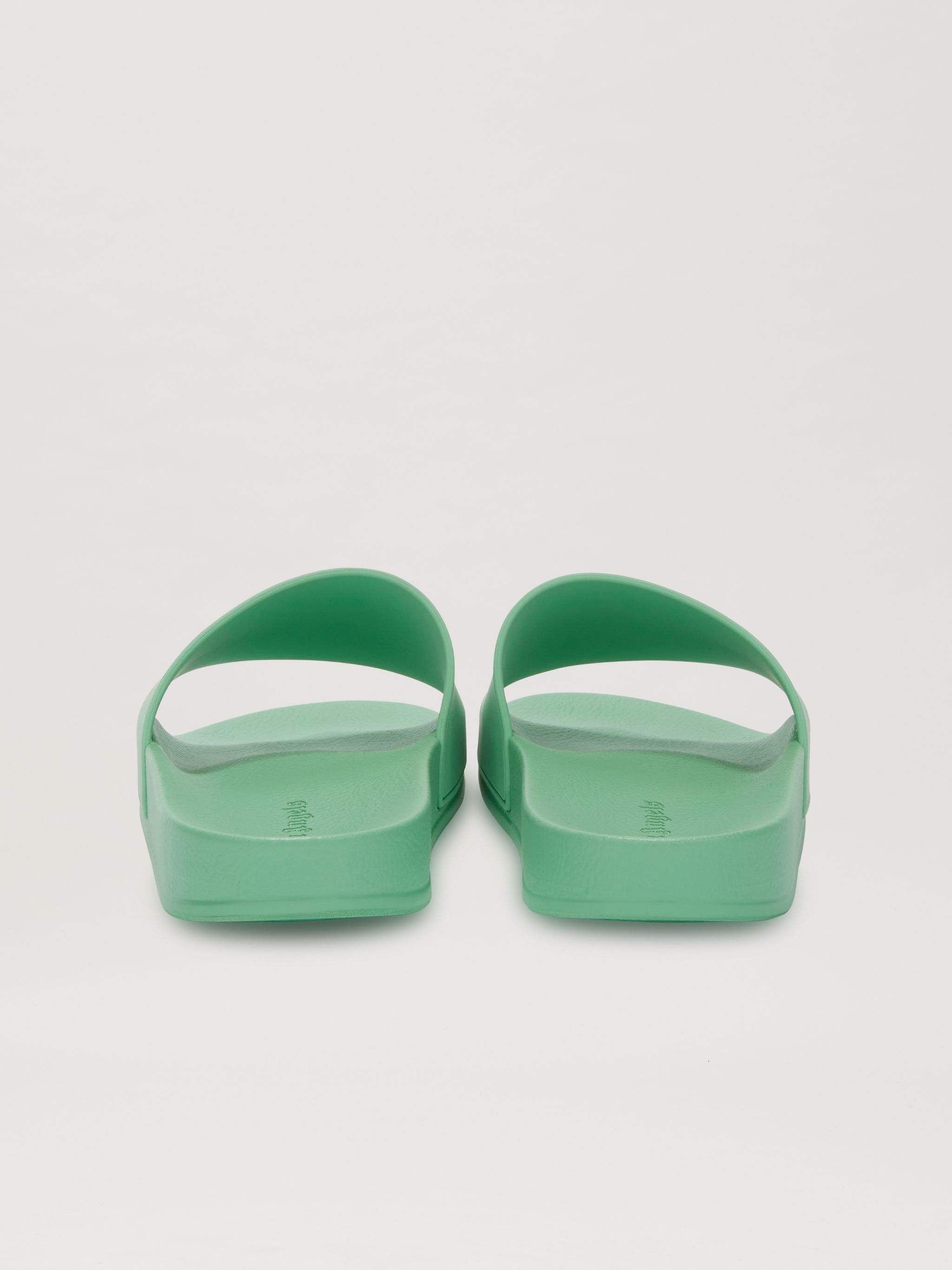 Monogram Pool Slider in green - Palm Angels® Official