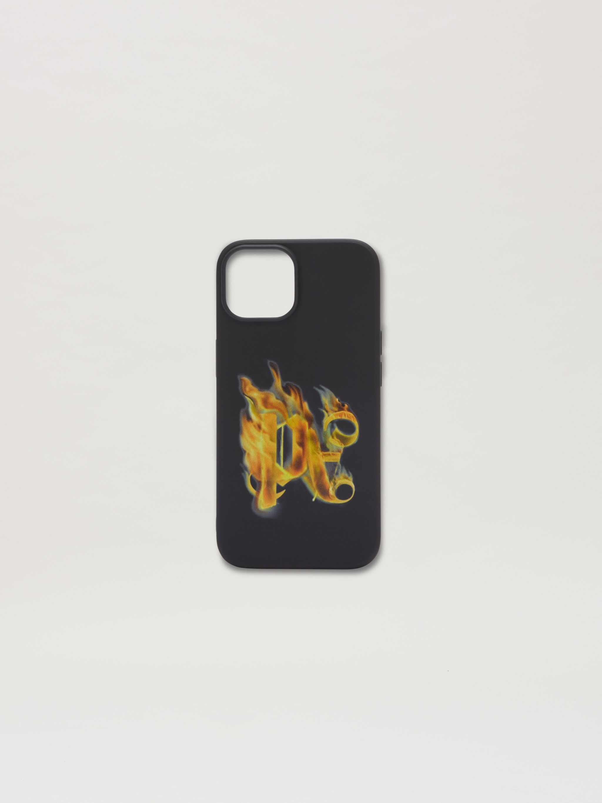 Burning PA Iphone Case 15 Pro Max in black - Palm Angels® Official