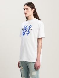 Monogram Spray City T-Shirt New York in white - Palm Angels® Official