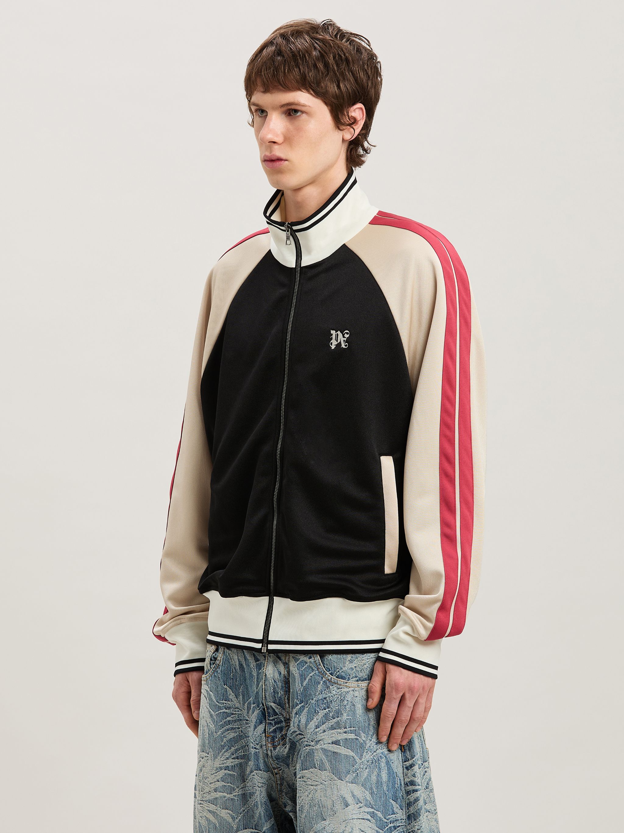 Palm angels monogram track jacket best sale