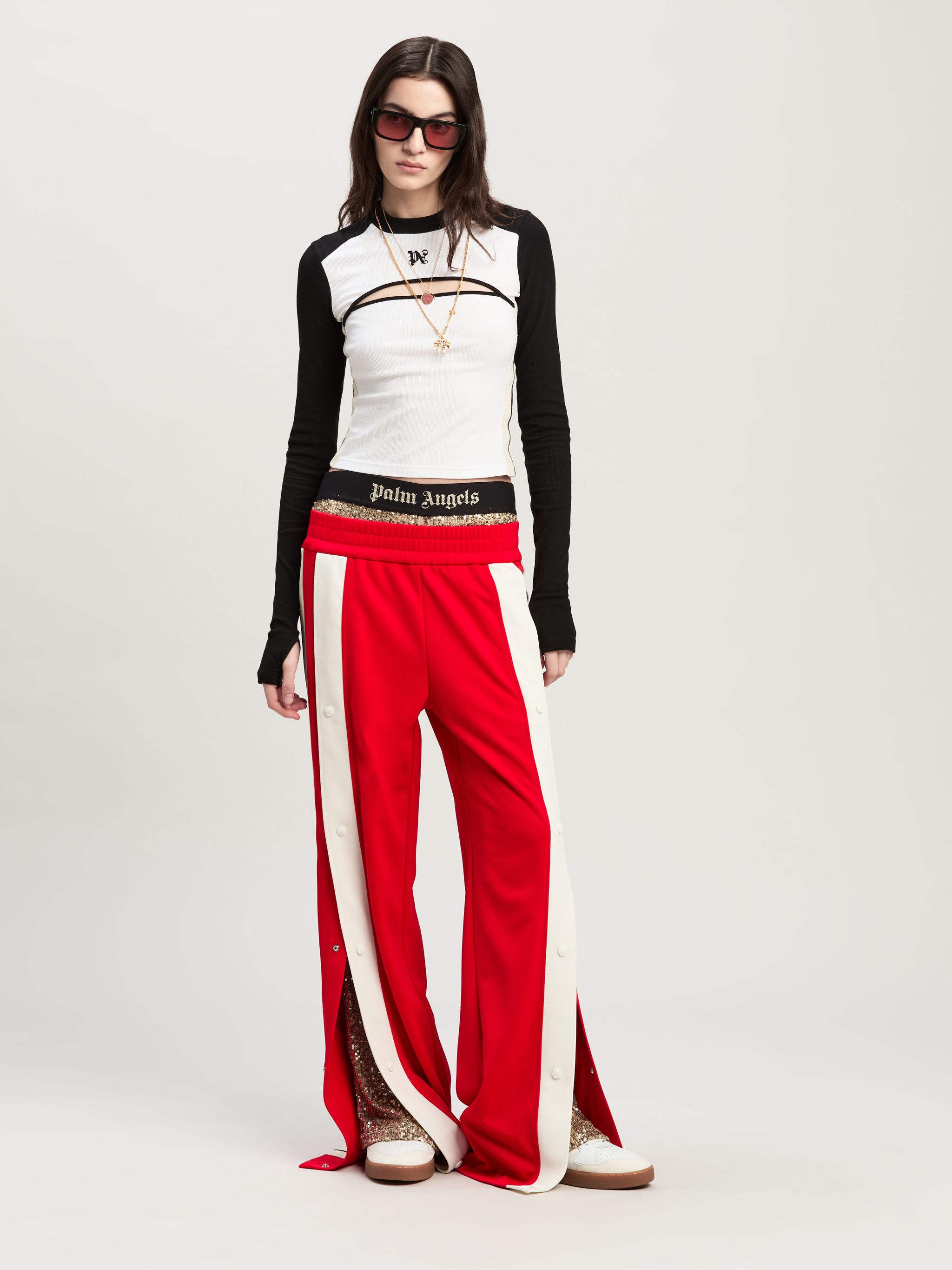 Palm angels track pants womens sale