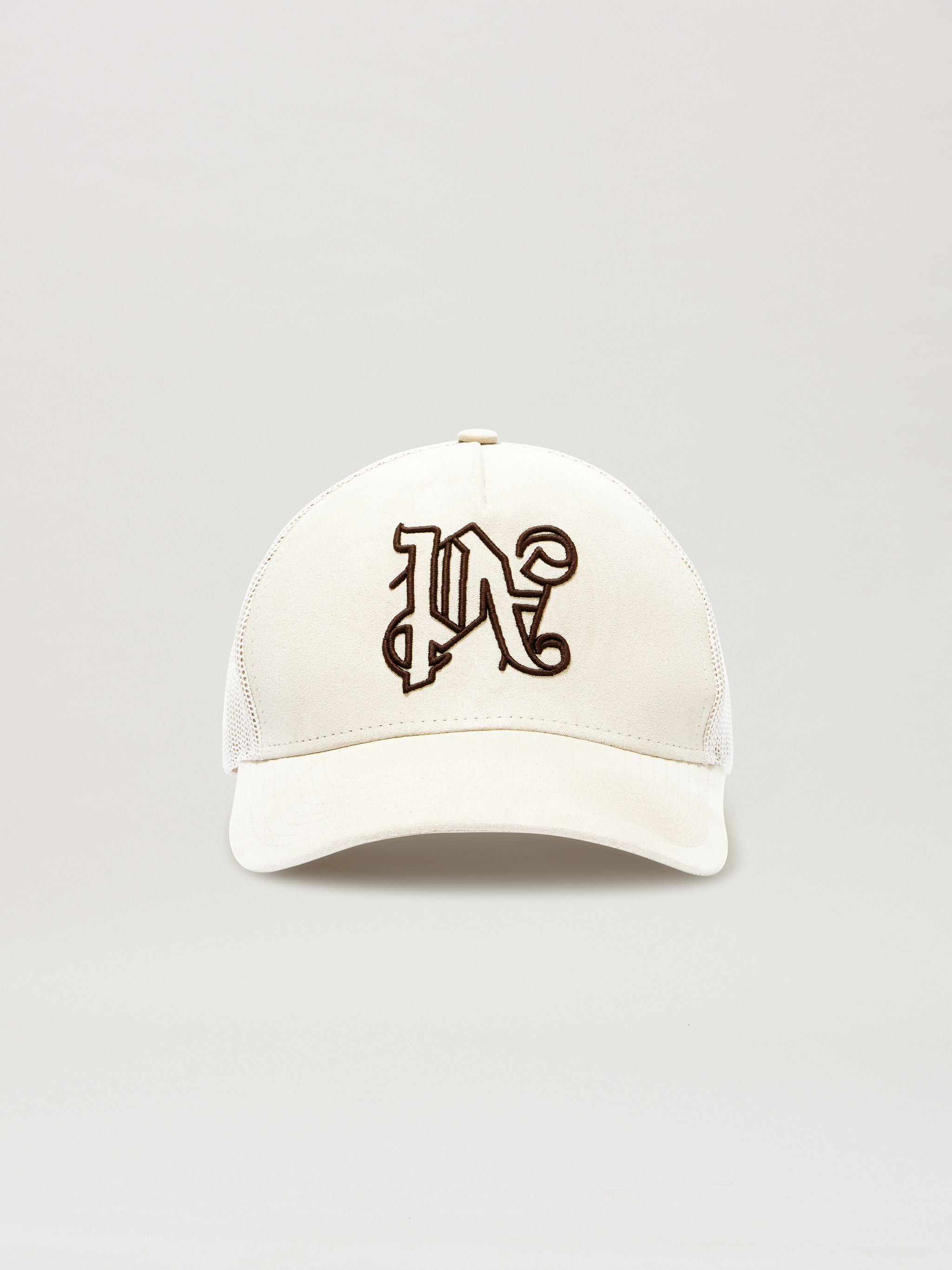 Monogram Trucker Cap aus Wildleder