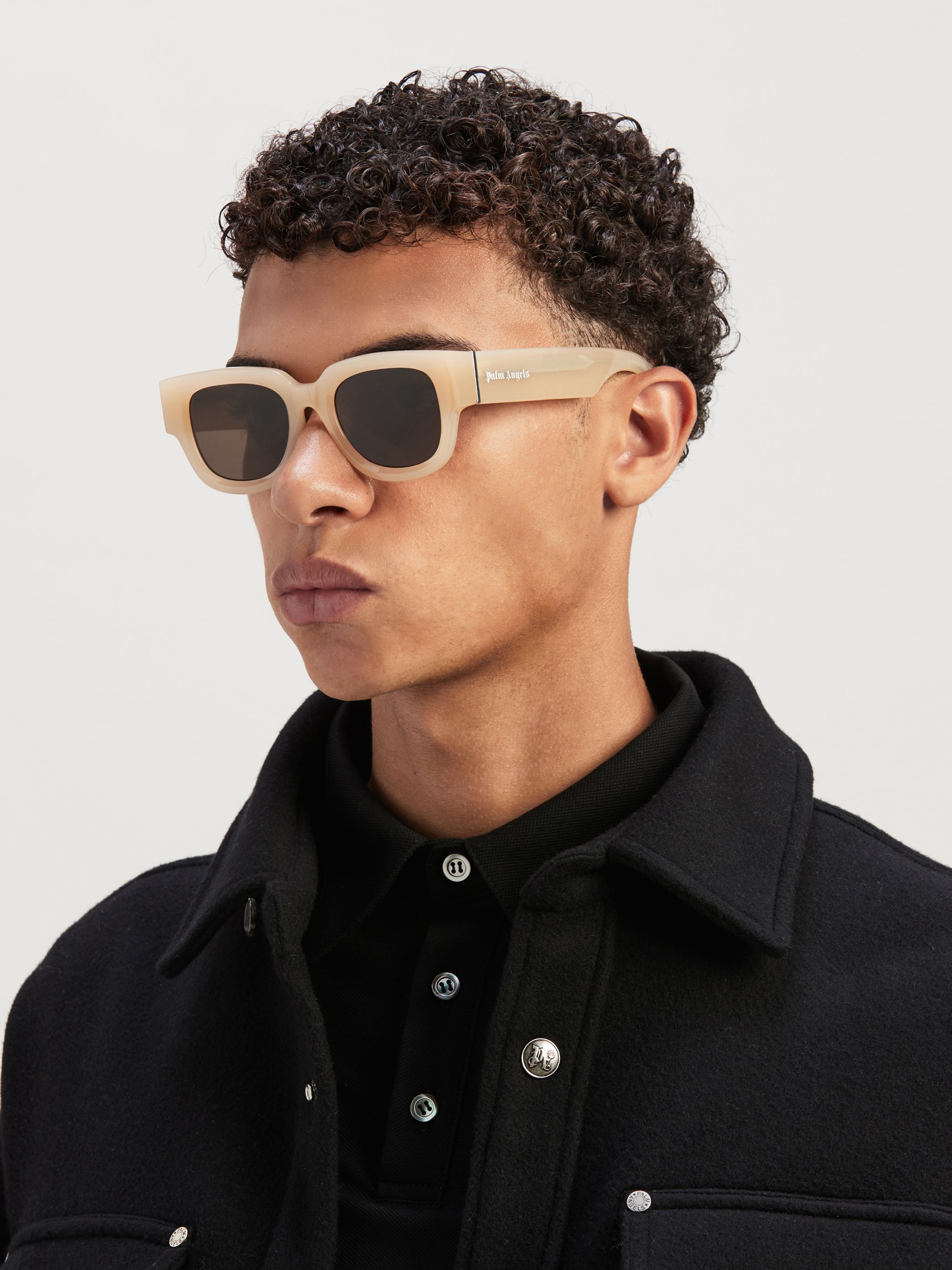 Monterey Sunglasses in neutrals - Palm Angels® Official