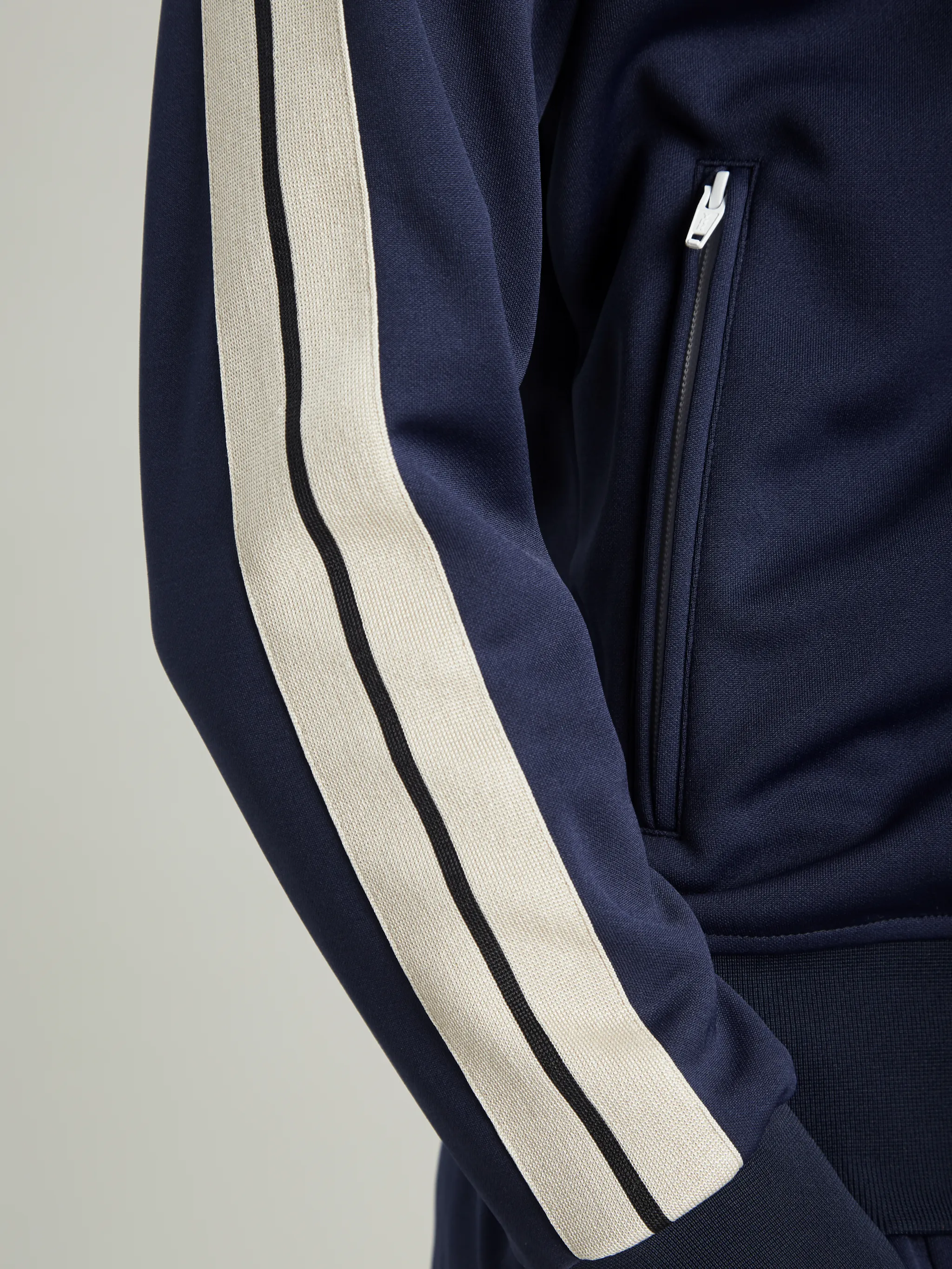 NAVY TRACK JACKET Palm Angels® Official