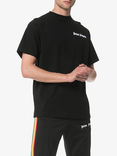 Palm Angels New Basic Logo T Shirt Browns