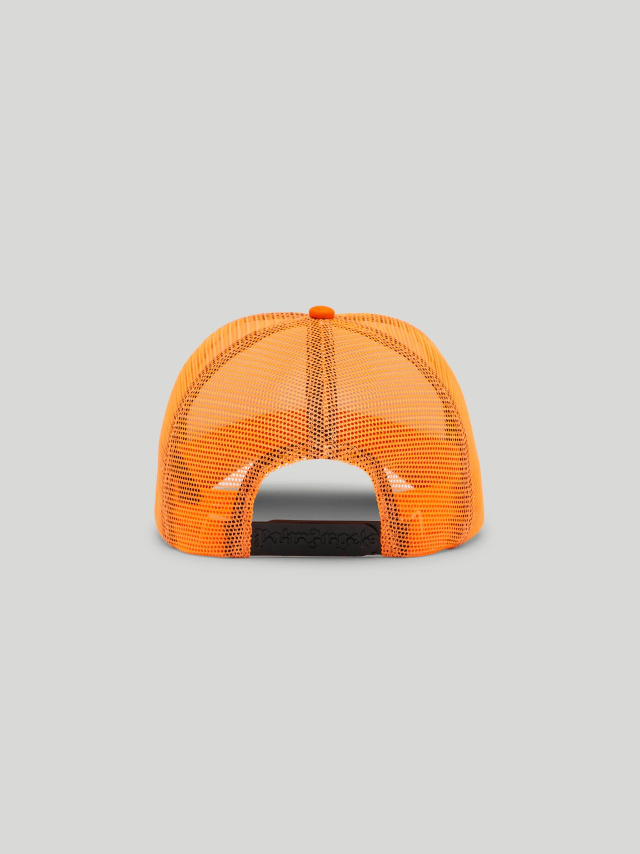 ORANGE PALM TRUCKER HAT