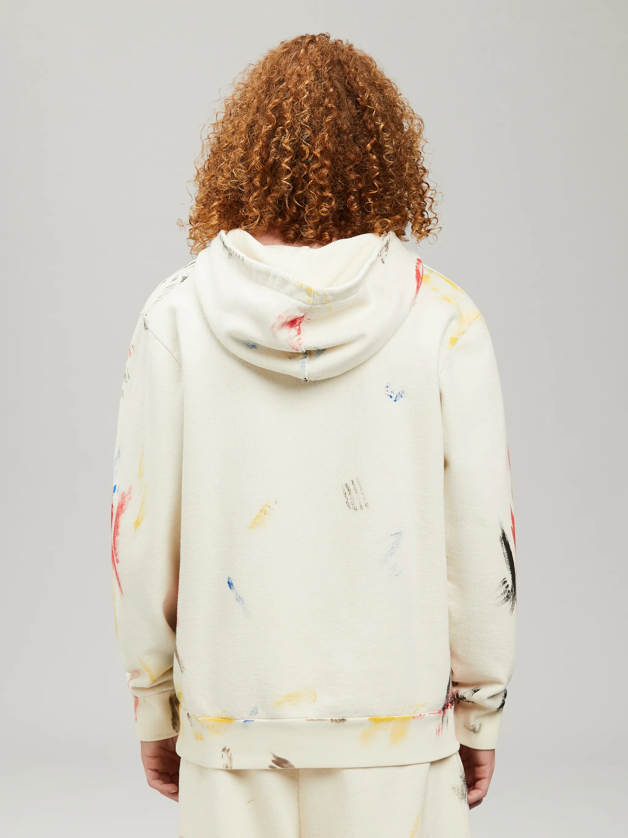 PAINTED COLLEGE HOODIE