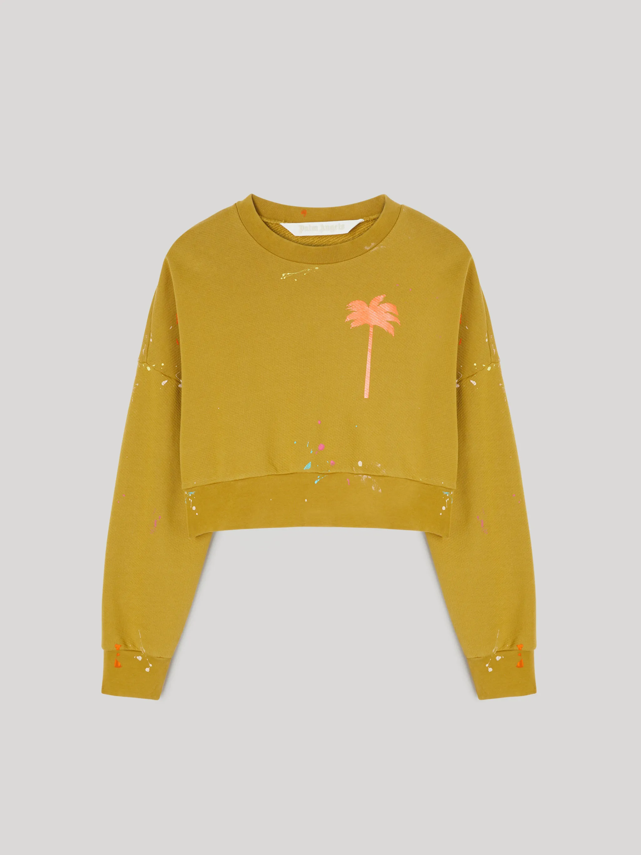 PAINTED CROPPED SWEATSHIRT