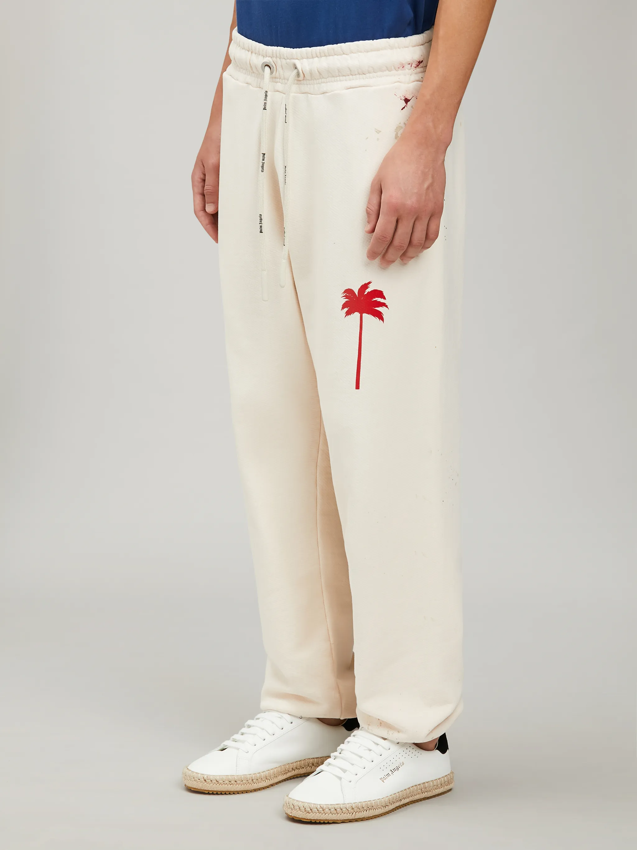 Palm angels best sale joggers white