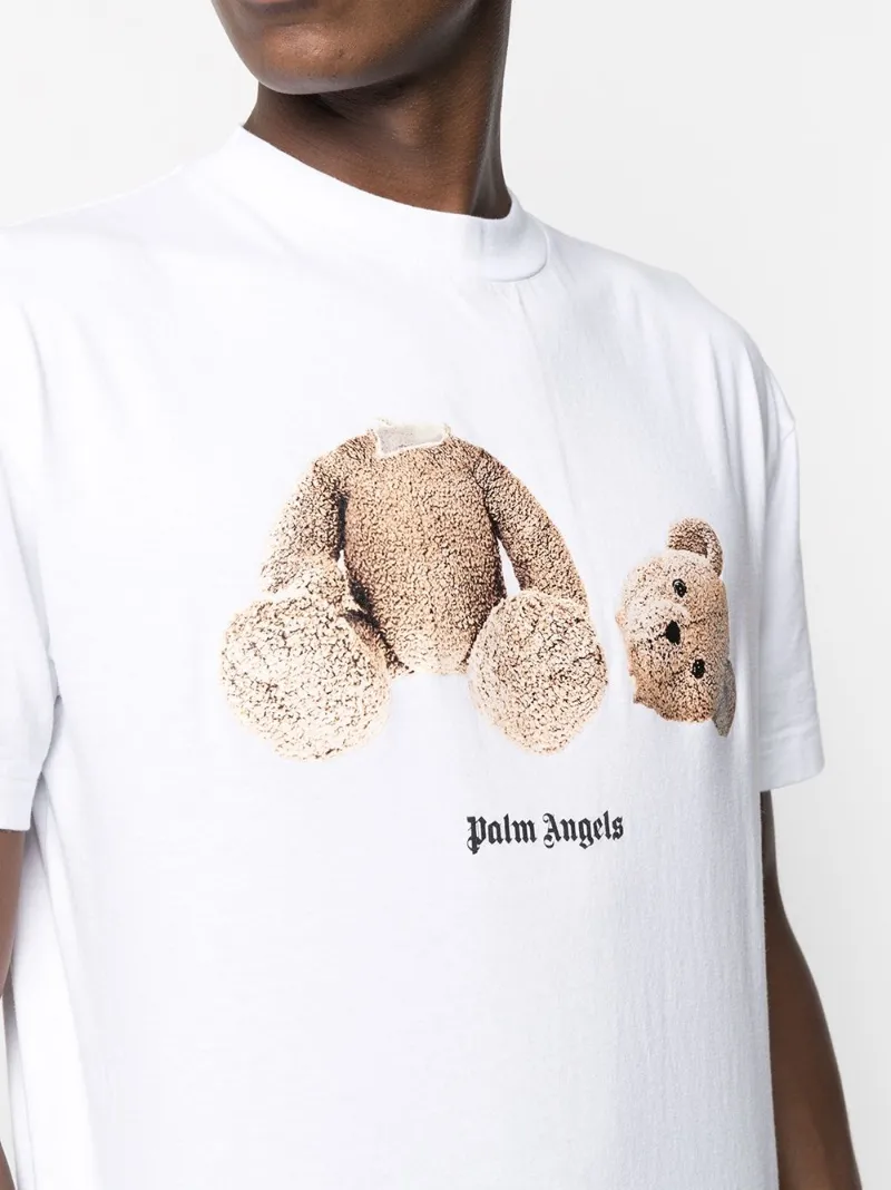 palm angels bear t shirt white