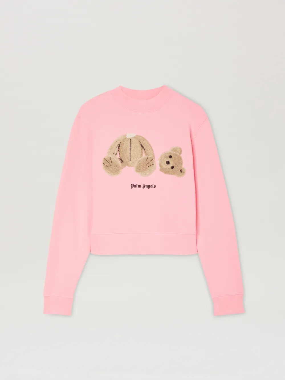 Palm Angels I Love PA crew-neck Sweatshirt | Black | FARFETCH BN