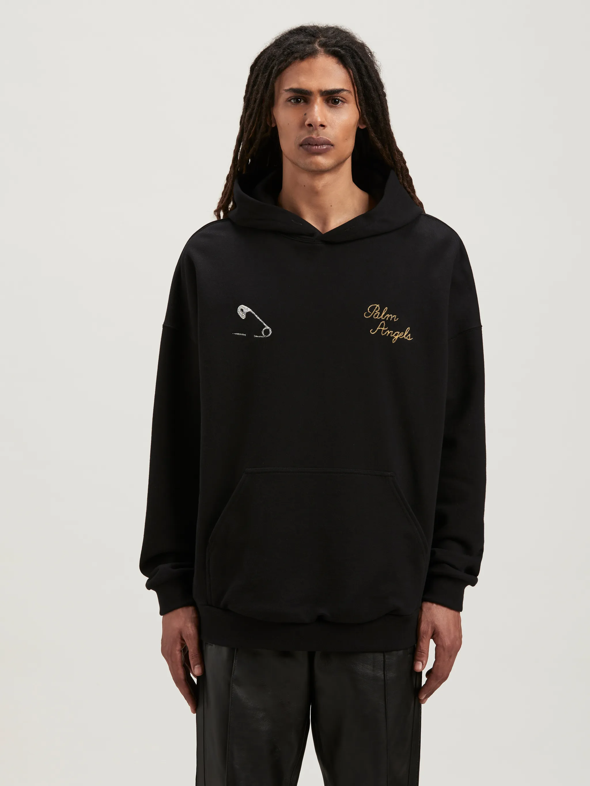 PALM PARIS HOODIE in black - Palm Angels® Official