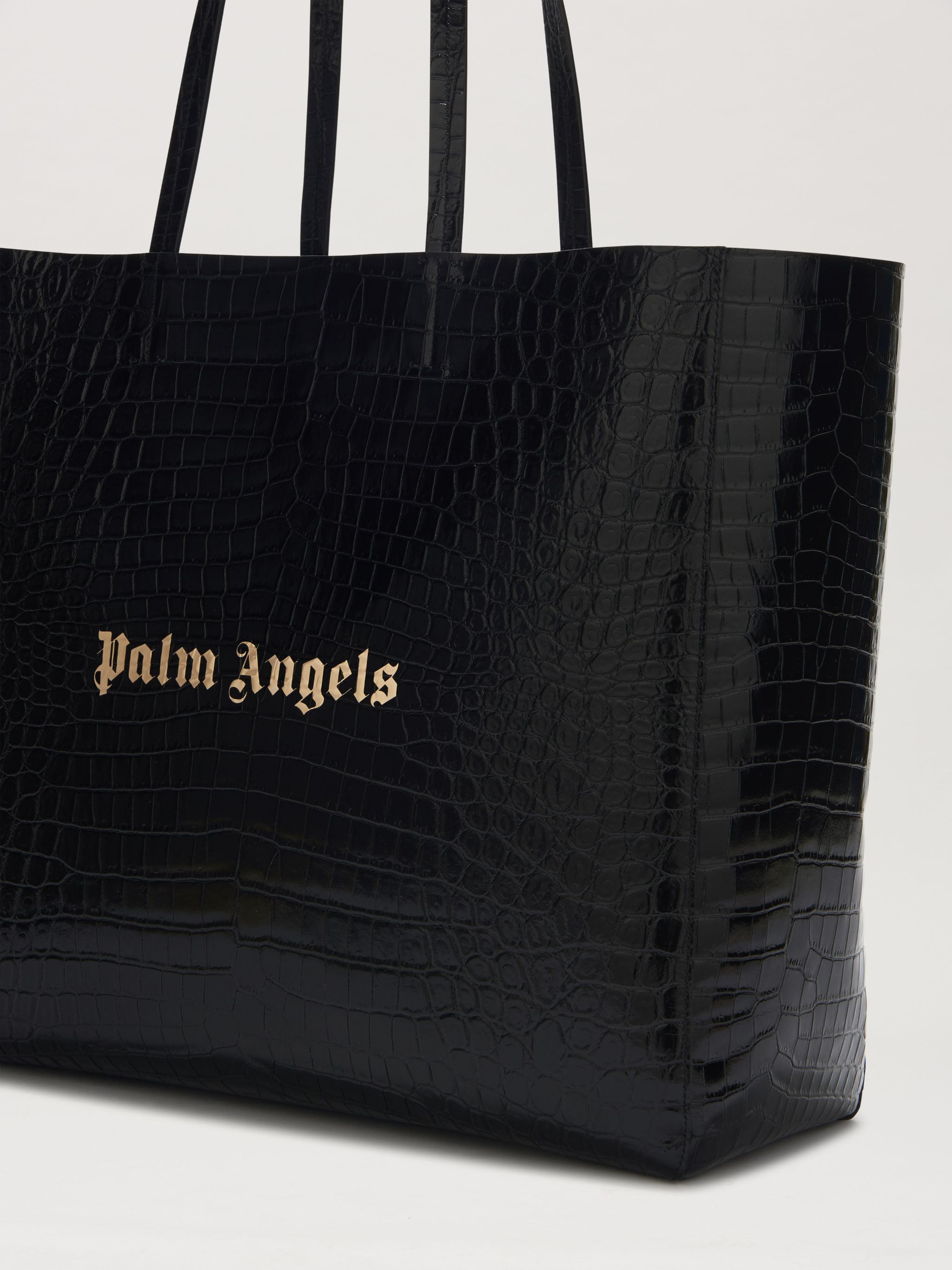 Palm Shopping Bag in black - Palm Angels® Official