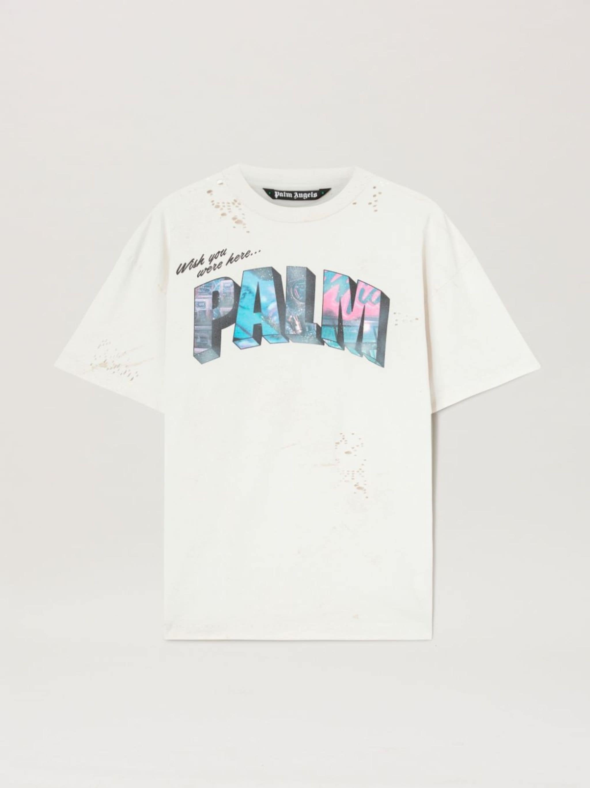 Palm Sign-print T-shirt 