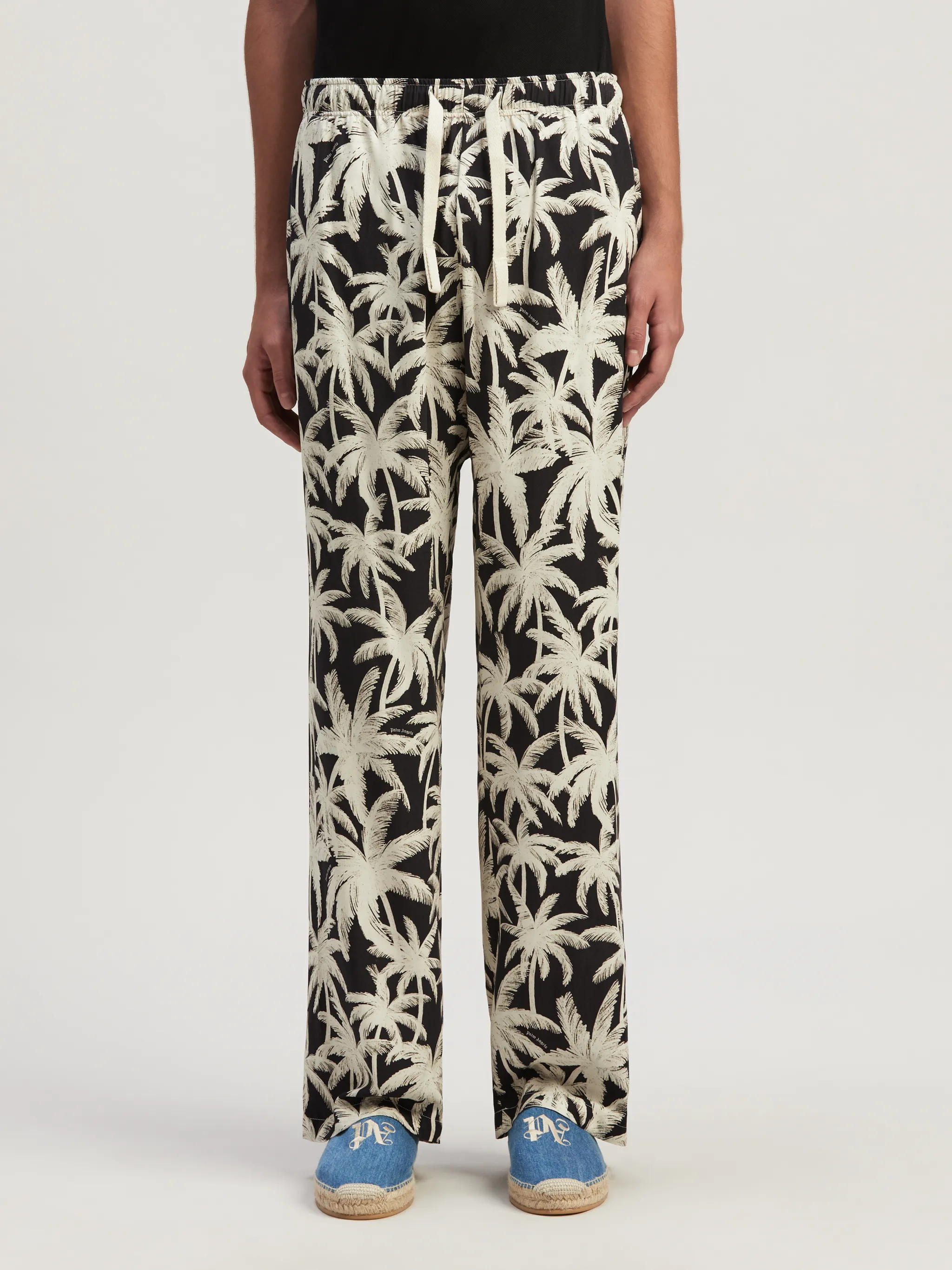 Palms Allover Loose Pants in black Palm Angels® Official