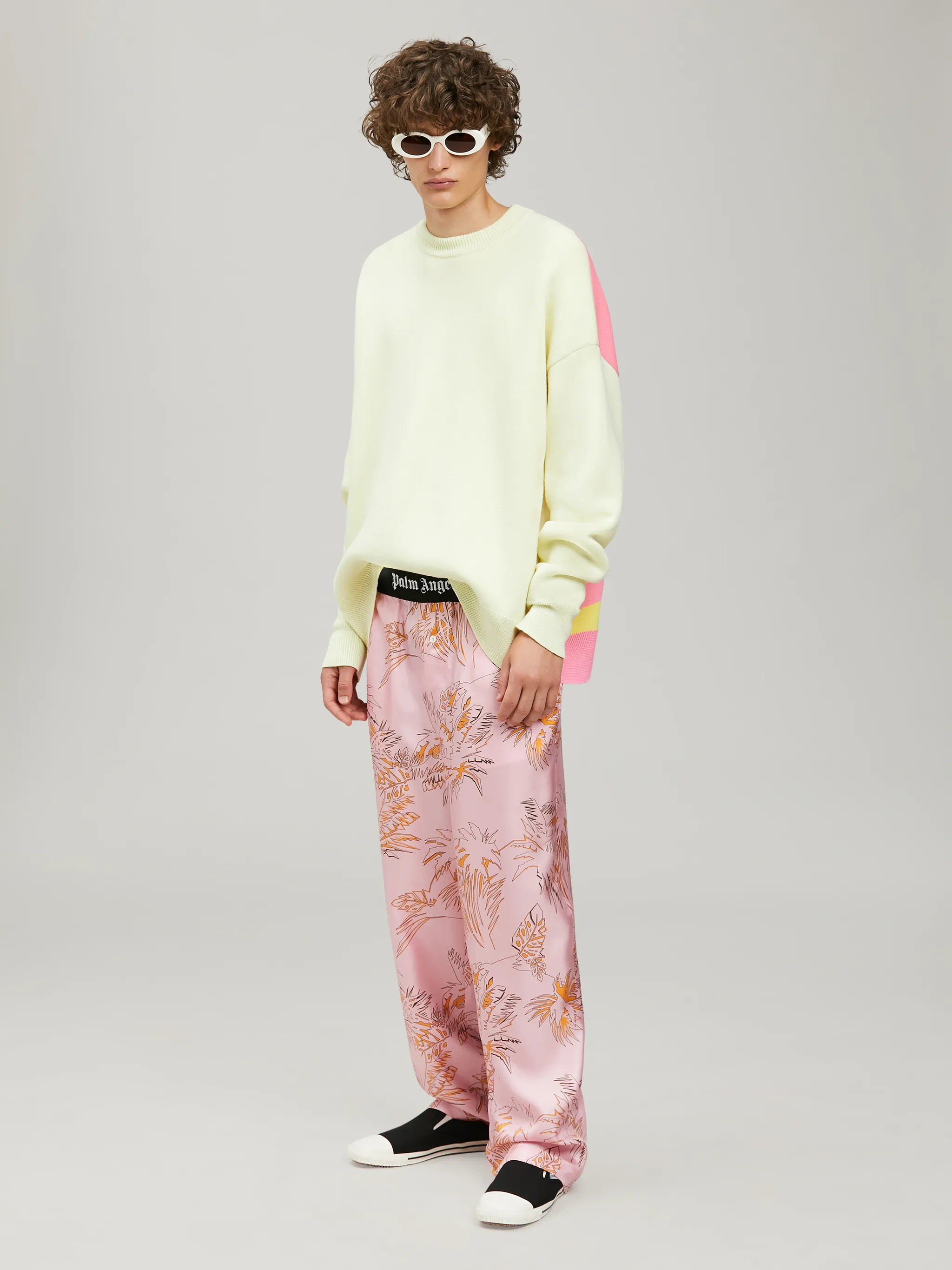 PANTALONI CON PALME ASTRATTE - Sito ufficiale di Palm Angels®